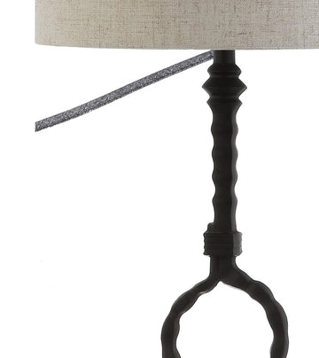 Mercer 32.5" Metal/Marble LED Table Lamp - JONATHAN Y